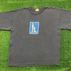 Porn Star Head Vintage 90s Skater Sex T-Shirt
